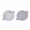 Tarnish Resistant 201 Stainless Steel Links connectors STAS-S079-156B-P-2