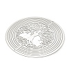 201 Stainless Steel Laser Cut Tree of Life Connector Charms STAS-Z116-02P-06-2