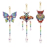 Insect DIY Diamond Painting Pendant Decoration Kits DIAM-PW0010-22A-1