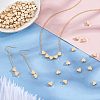 100Pcs Brass Beads KK-PH0015-08-4