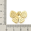 Rack Plating Brass Pave Cubic Zirconia Enamel Pendants KK-U029-15G-3