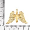 Baking Paint 304 Stainless Steel with Rhinestone Pendants STAS-Z186-03G-01-3