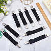 8Pcs Polyester & Iron Bed Sheet Grippers KY-FH0001-49-4