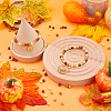 Thanksgiving Day Theme 1500Pcs 5 Colors Opaque Acrylic Beads MACR-SP0001-01A-03-4