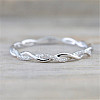 Alloy and Crystal Rhinestone Finger Rings FS-WGF6D8C-09-2