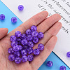 Transparent Crackle Acrylic Beads MACR-S373-66C-N21-4