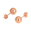 Mixed Size 2-8mm 316 Surgical Stainless Steel Ball Stud Earrings Rose Gold Sets with 2 Jewelry Boxes EJEW-PH0001-01RG-3