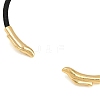 Braided Steel Wire Bangles Making KK-CBA6056-02G-3