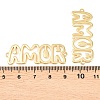 Brass Hollow Connector Charm KK-F931-28C-G-3