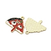Halloween Alloy Enamel Pendants LS-STAS-I354-01G-H-2