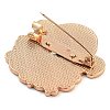Christmas Theme Alloy Enamel Brooches JEWB-S022-03D-2