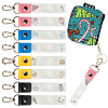 PU Leather & Cotton Name Marker Keychain AJEW-WH0514-034-1