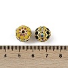 Brass Enamel Beads KK-L236-01B-G-3