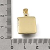 Religion Brass Micro Pave Clear Cubic Zirconia Pendants KK-C262-01G-02-3