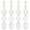 20Pcs 5 Style Natural Pearl Pendants PALLOY-PH01822-1
