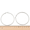 Tarnish Resistant 304 Stainless Steel Big Hoop Earrings X-EJEW-F105-01P-4