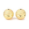 Textured Brass Beads KK-F931-31C-G-1