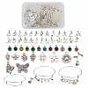 Biyun DIY Birthstone Charm Bangle Making Kit DIY-BY0001-34-11