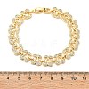 Cherry Brass Micro Pave Cubic Zirconia Chain Bracelets BJEW-L703-01B-G-5