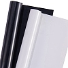 2 Rolls Black & White Heat Transfer Vinyl Roll DIY-SZ0003-62-1