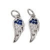 Brass Micro Pave Cubic Zirconia Pendants KK-B150-23P-1
