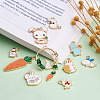 Kissitty 46Pcs 23 Styles Alloy Enamel Pendants ENAM-KS0001-02-12