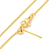 Brass Ball Chain Necklaces for Women NJEW-G084-14LG-2
