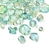 Two Tone Transparent Acrylic Beads OACR-Z041-15-2