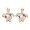 Alloy Enamel Pendants ENAM-Q507-15G-1