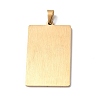 201 Stainless Steel Pendant STAS-B033-01G-20-2