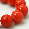 Natural Mashan Jade Round Beads Strands G-D263-6mm-XS18-1