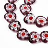 Handmade Millefiori Lampwork Beads Strands LAMP-S191-19A-01-2