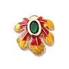 Brass Micro Pave Cubic Zirconia Pendants KK-A277-04G-02-1