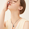1 Set 316 Surgical Stainless Steel Box Chain Hollow Column Perfume Bottle Pendant Necklaces NJEW-FH0001-28-5