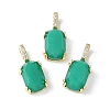 Natural & Dyed White Jade Pendants KK-F892-31G-02-1