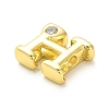 Rack Plating Brass Cubic Zirconia Beads KK-L210-008G-H-2