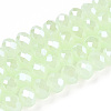 Electroplate Glass Beads Strands EGLA-A034-J6mm-A05-1-1