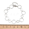 304 Stainless Steel Link Chain Bracelets for Women BJEW-P373-03B-P-4