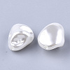 ABS Plastic Imitation Pearl Beads X-OACR-T017-15-2