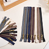 12Pcs 6 Colors Nylon Zipper Fastener FIND-GF0008-20B-3