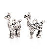 Tibetan Style Alloy Pendants TIBEP-T054-23AS-1
