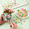 252Pcs 2 Style Glass Cabochons GGLA-EL0001-01D-5