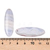 Natural Blue Lace Agate Pendants G-K381-14B-3