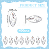 400Pcs Imitation Taiwan Acrylic Rhinestone Cabochons GACR-HY0001-01-2