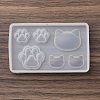 Pendant Silicone Molds AJEW-S041-02C-4