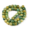 Dyed Natural White Jade Beads Strands G-T138-D15-2