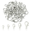 50Pcs 5 Styles Zinc Alloy Lobster Claw Clasps FIND-YW0003-96P-1