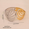 304 Stainless Steel Micro Pave Rhinestone Hinged Bangles for Women FS-WGF6FE8-01-1
