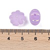 Frosted Transparent Acrylic Beads X1-OACR-P029-03B-04-3