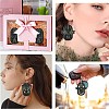 12Pcs 6 Styles Opaque Dark Theme Acrylic Pendants OACR-CJ0002-09-7